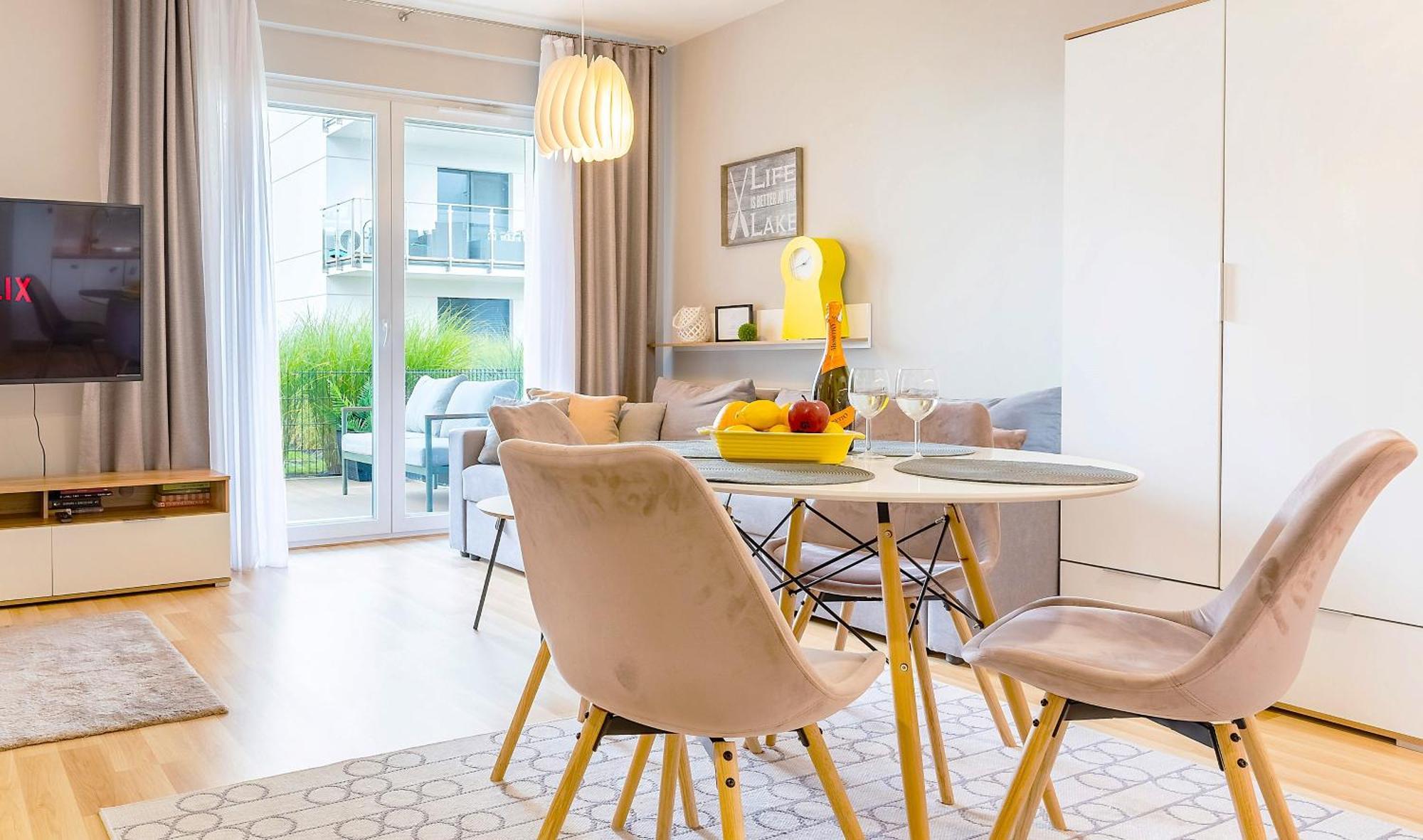 Marina Apartment - Przy Jeziorze, Taras, Tv55" Z Netflix I Prime, Parking Ilawa Ngoại thất bức ảnh